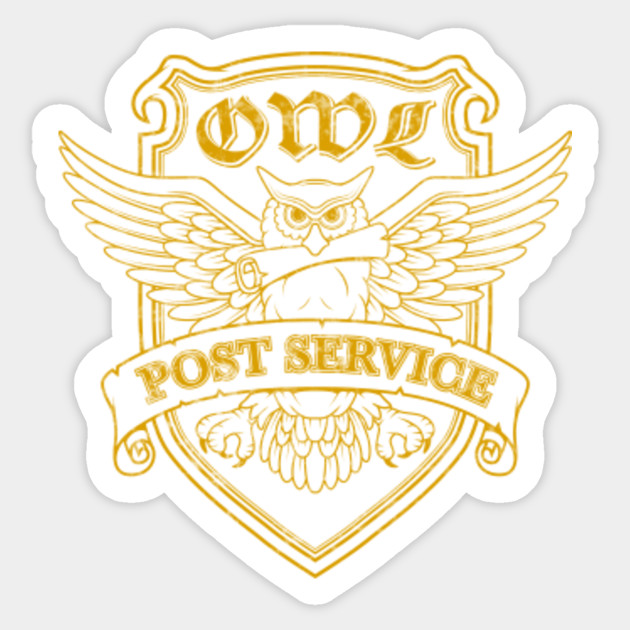 Owl Postal Harry Potter Sticker TeePublic
